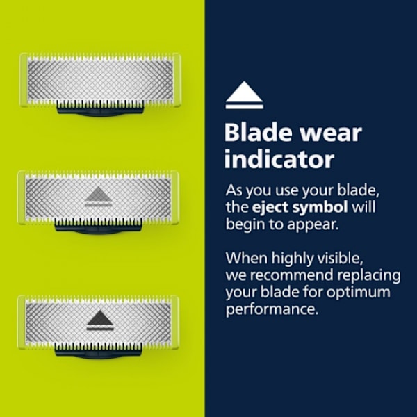 3-Pack barberblader som er kompatible med Philips Oneblade Replacement