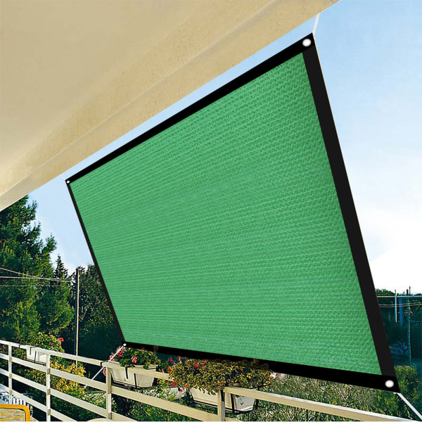 2 × 4 m Vihreä aurinkosuoja Kangas Maatalouden aurinkovarjo piha-aurinkovarjo