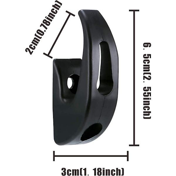 1 stk Elektrisk scooter plast oppbevaringspose krok Krok for Xiaomi 1S/