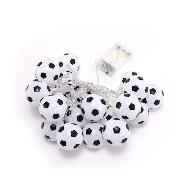 （Multicolor）Euro 2024 VM Fodbold LED Modellering Lys 3M 2