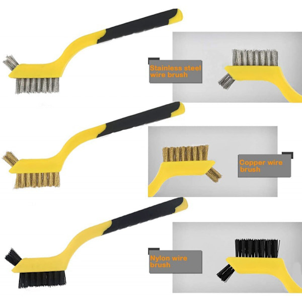 Sett med assorterte minikoster med ergonomisk håndtak 1 nylon, 1 messing