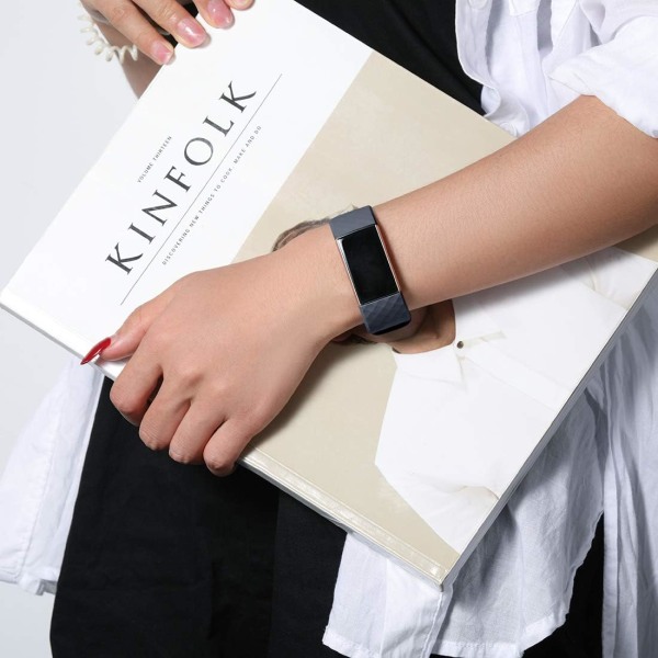 2 stk. udskiftningsremme kompatibel med Fitbit Charge 3/Fitbit C