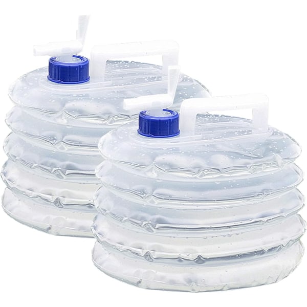 2 × 10 litran kokoontaittuva vesisäiliö, vesisäiliö, uudelleen käytettävä juoma