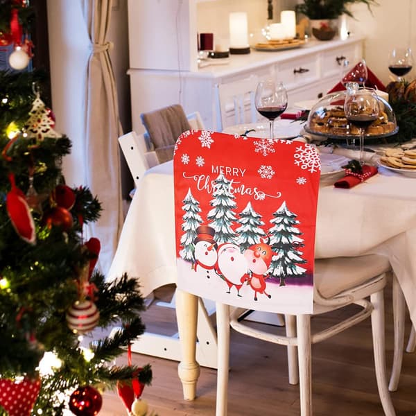 4 stk. jule-stoltrekk med juletema