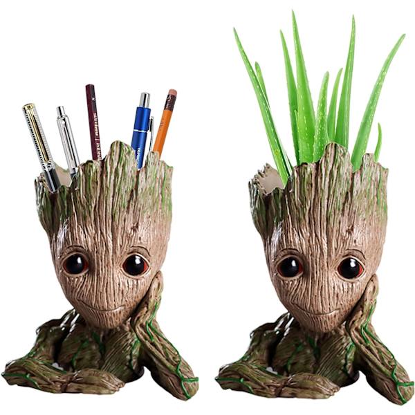 Baby Groot Blomkruka - Actionfigur Växter och Pennor från Cl