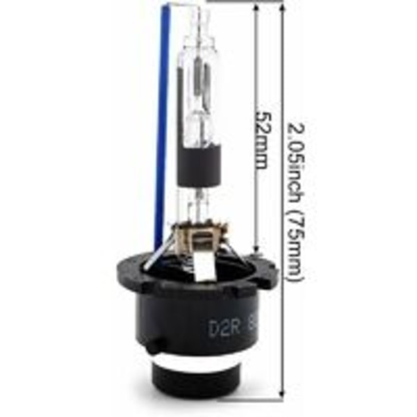 D2R Xenon HID-pærelykt 8000K 35W Kald hvit Erstatning for