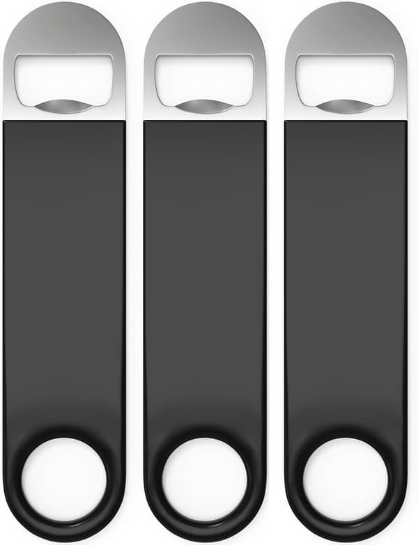 Flasköppnare/Flasköppnare 3-pack Rostfritt stål 17,7 cm
