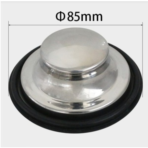 3,35\" (85 mm) diameter diskbänksskydd, rostfritt stål kök diskbänk co