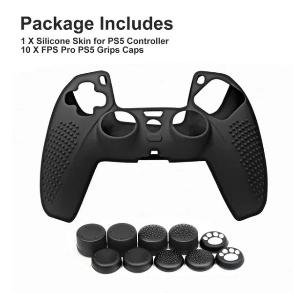 Silikone etui til Sony PS5 controller, trådløs controller beskyttelse