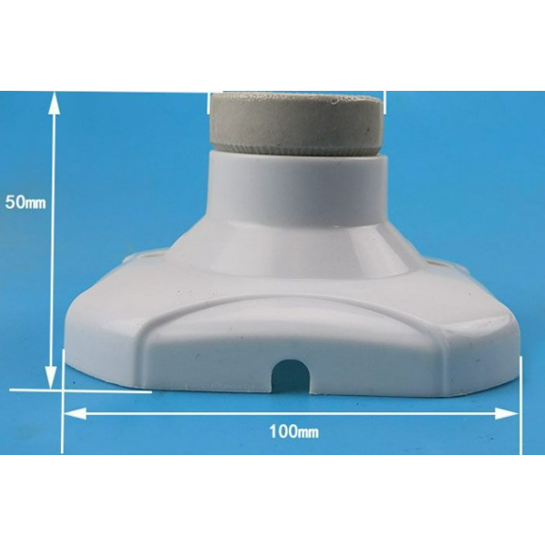 E27 LED-pæreholder, E27-porselensokkel og plastbase, E27 Wal