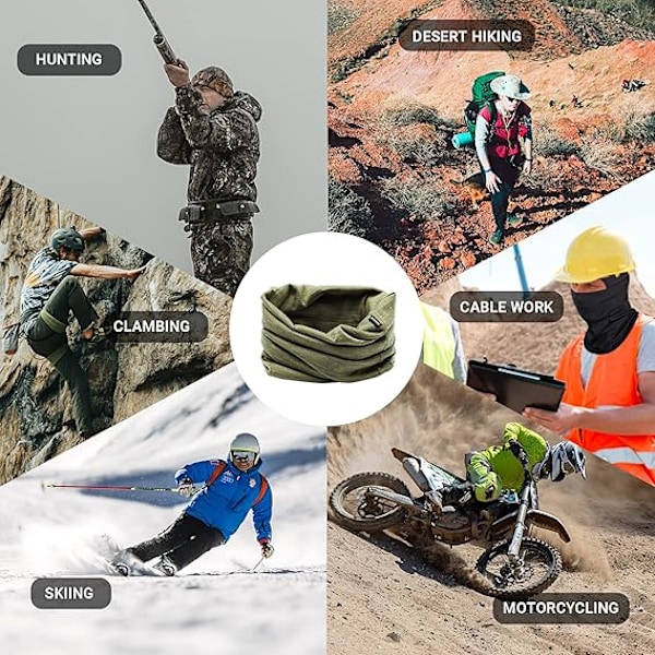 4-pack kallskyddsmasker - Huvudduk för utomhuscykling - w