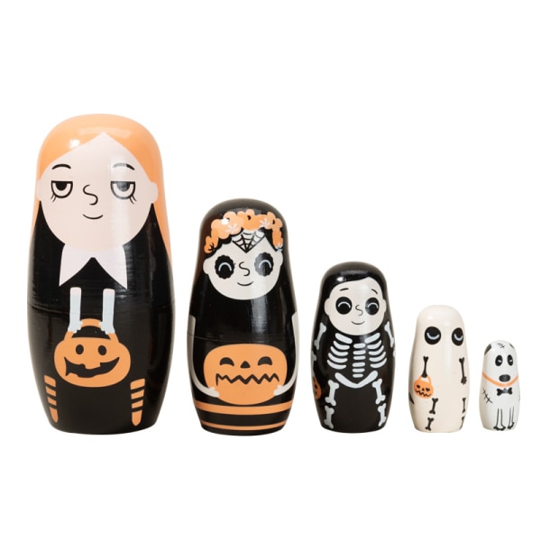 2023 Ny Halloween Jenters Fem Lags Sett Med Russisk Tretre Craf