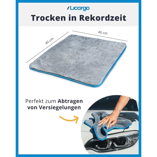 2X Højabsorberende Mikrofiberklude 1100GSM - Ultra Blød Mikrofi