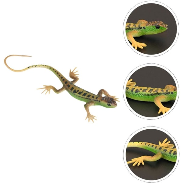 Realistiske falske firben Artificial Reptil Lizard-modeller Plastic L