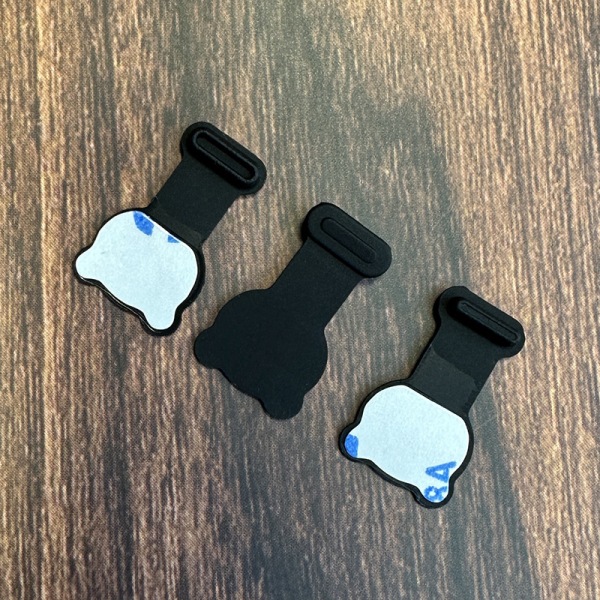 Blå silikonsett med 3 silikon antistøvplugger for USB C-port An