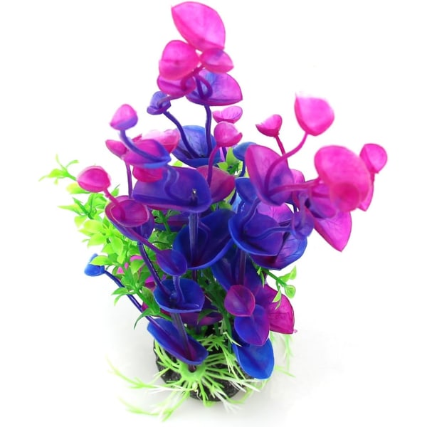 Kunstige akvarieplastplanter Vannplanter for fiskebolle
