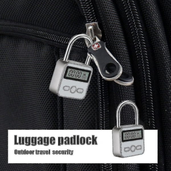 Smart Time Lock, 99 timers maks timinglås med LCD-skærm Multi-f