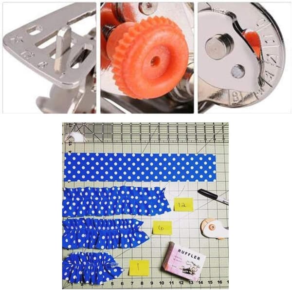 1PC Ruffler Syfot Presserfot Samling Plisseringer og Ruff