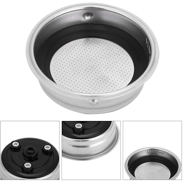 51mm Kaffeefilterhalter, Wiederverwendbarer Permanenter Kaffeefilter Unfil
