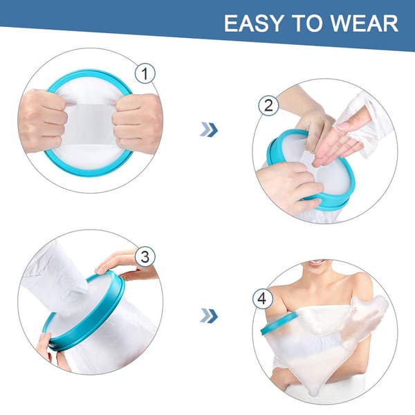 Beskyttelse av gips for barn, flat arm beskyttelse, dusj wa