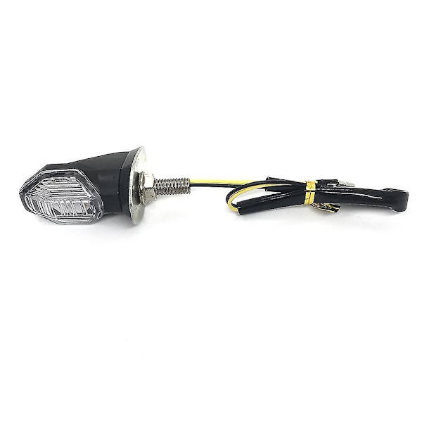 2 st Mini Universal Motorcykel LED Blinkers Indikatorljus Am