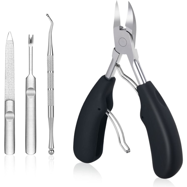 4 i 1 Nail Nipper, Precision Nail Clipper Professionell nagelklämma