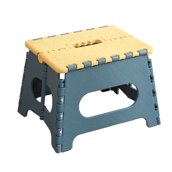(21 cm Højde - Blå) Transportabel plaststol til børn og voksne