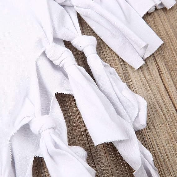 Unisex Børne Spøgelse Kostume med Hætte til Halloween
