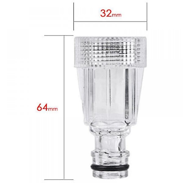 2 stk. 64x32mm vandfilter til højtryksrenser, trykvaskere Ca