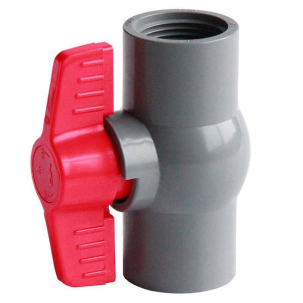 1 stk PVC Kugleventil, Plastik Kugleventil (40mm)