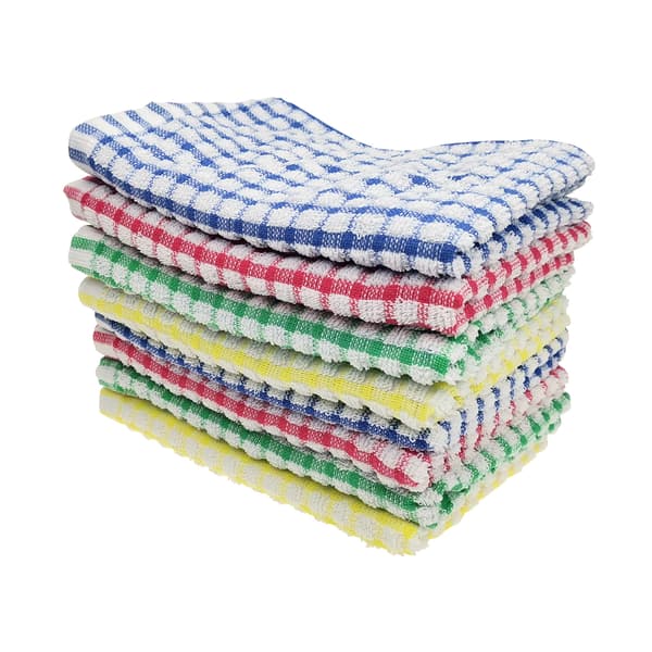 Et sett med 8 bomullssvamper superabsorberende servietter 30 * 30