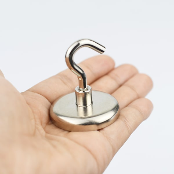 Neosmuk 10 stk. magnetiske kroge, 10 kg+ stærke magneter med køleskab H
