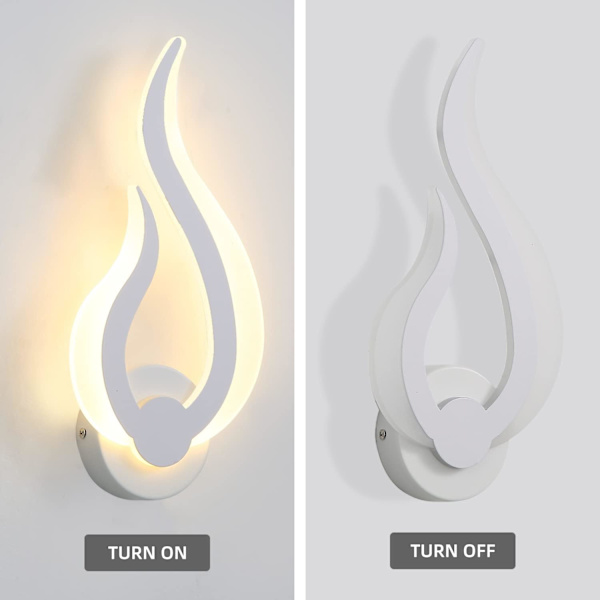 LED Indendørs Vægskinne, Kreativ Flammeformet LED Vægskinne, Mode