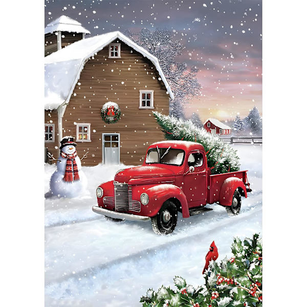 （27）DIY Diamantmaleri  Noël Kit, 5D Jul Broderie Diamant