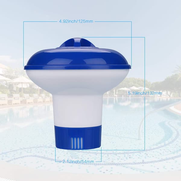 Flytande klordispenser för simbassäng, klordispenser