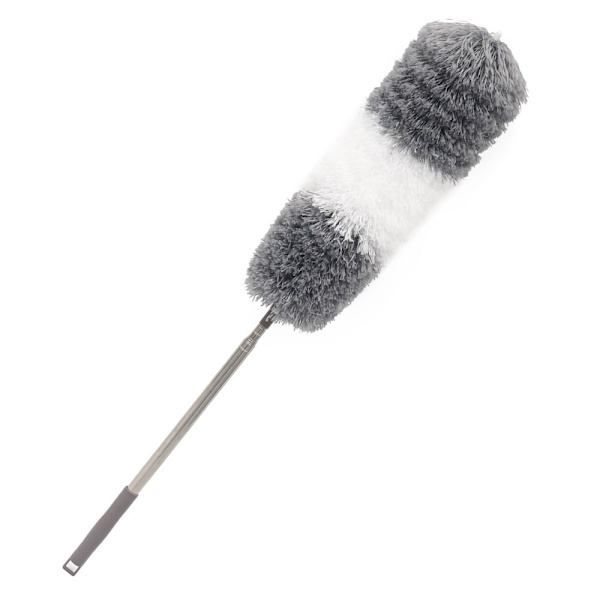 1 stk. støvklud, teleskopisk mikrofiber støvkludsbørste med forlængelse