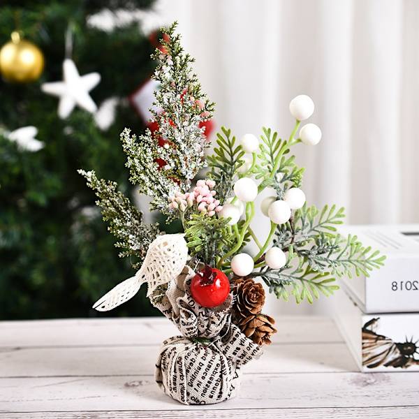 Mini julgranar bordsgranar konstgjorda julgranar med