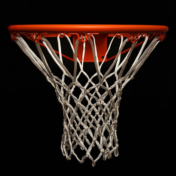 Profesjonelt basketballnett, basketballnett, anti-fray, regulatio