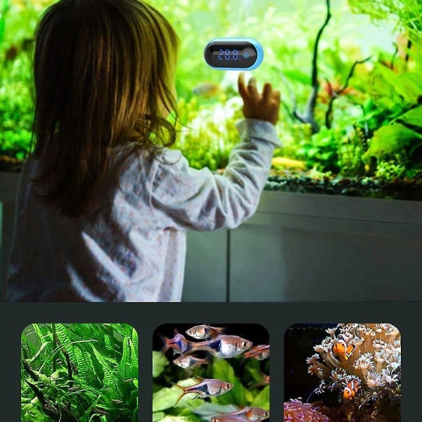 Fahrenheit-versjon fisketanktermometer, LCD-akvarietermometer