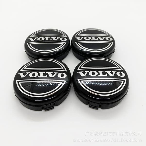 4PCS Volvo01- 64MM Senterdeksel Volvo