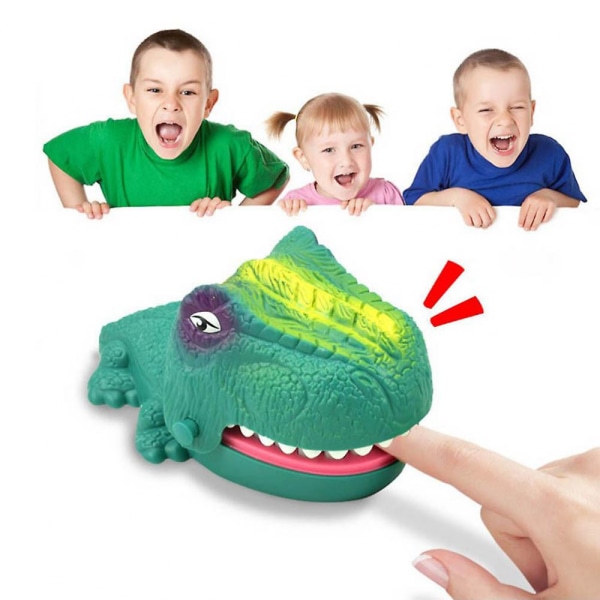 Barnleksaker Krokodil Leksak Djur Bita Finger Spel Tandläkare Bita Fi