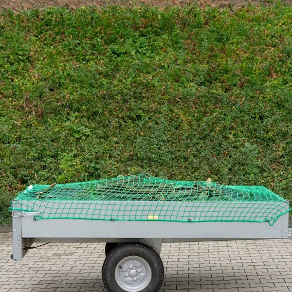 3,5x2,5m Grön Släpvagnsnät, Korrosionsbeständig Transport, Säker L