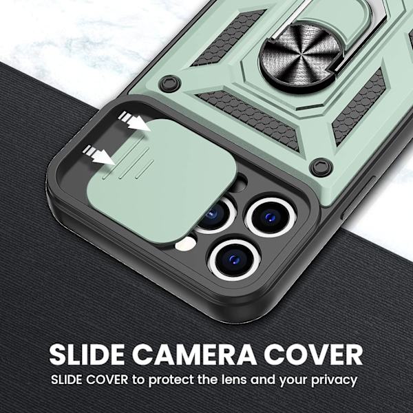 Kompatibel med iPhone 12 Pro Max Etui med Slide Kamera Cover &