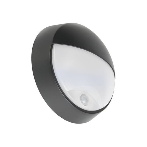 LED-utebelysning med bevegelsessensor - 1 lys - Ø 215 mm -