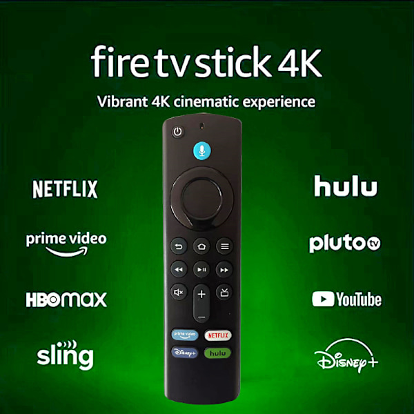 1PC Ny Amazon Alexa Stemmestyring Fjernkontroll Amazon 4k Bluetooth Voi