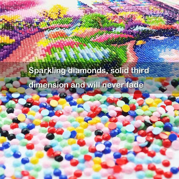 30x40cm 5D Diamantmålning Balettflicka Full Drill by Number Kits