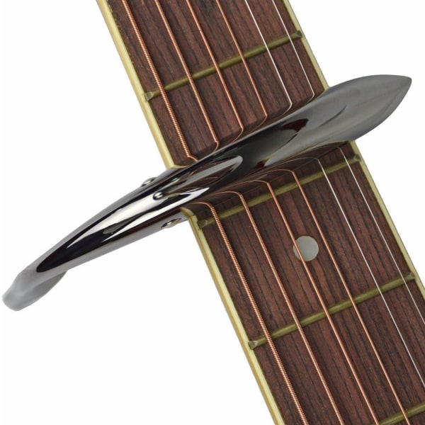 Zink Alloy Gitarr Capo Shark Capo för Akustisk och Elektrisk Gitarr