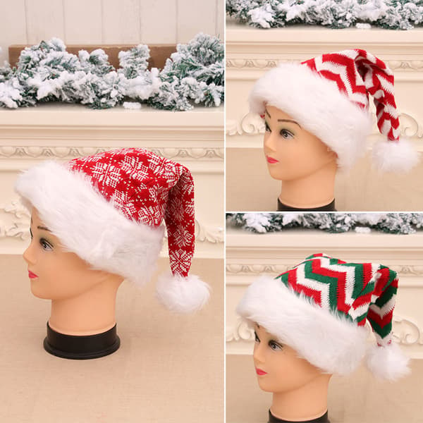 3 pakker julehatte, unisex julehatte juleferiehat ex
