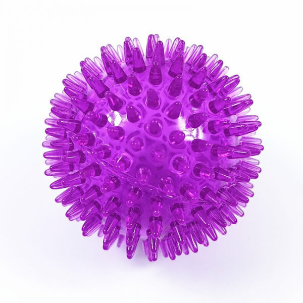 3 st studsande hundbollar 6,5 cm