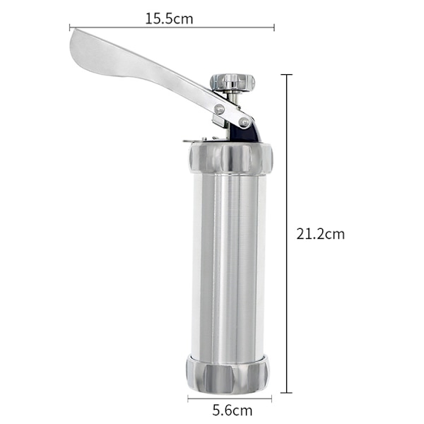 20 stycken aluminiumlegering kexmaskin, kakpistol, squeezin